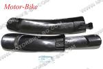 ВЕЛО КАЛНИК ПРЕДЕН + ЗАДЕН 24-27.5 ЦОЛА MTB ПЛАСТМАСОВИ ЧЕРНИ КРОС-2